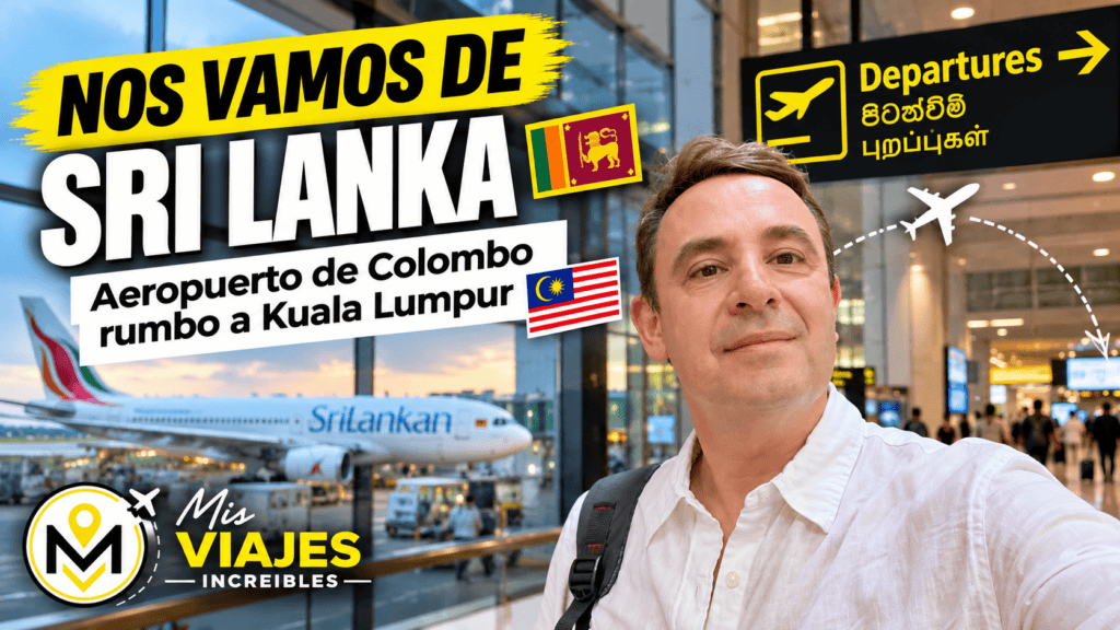 Nos vamos de Sri Lanka: Aeropuerto de Colombo