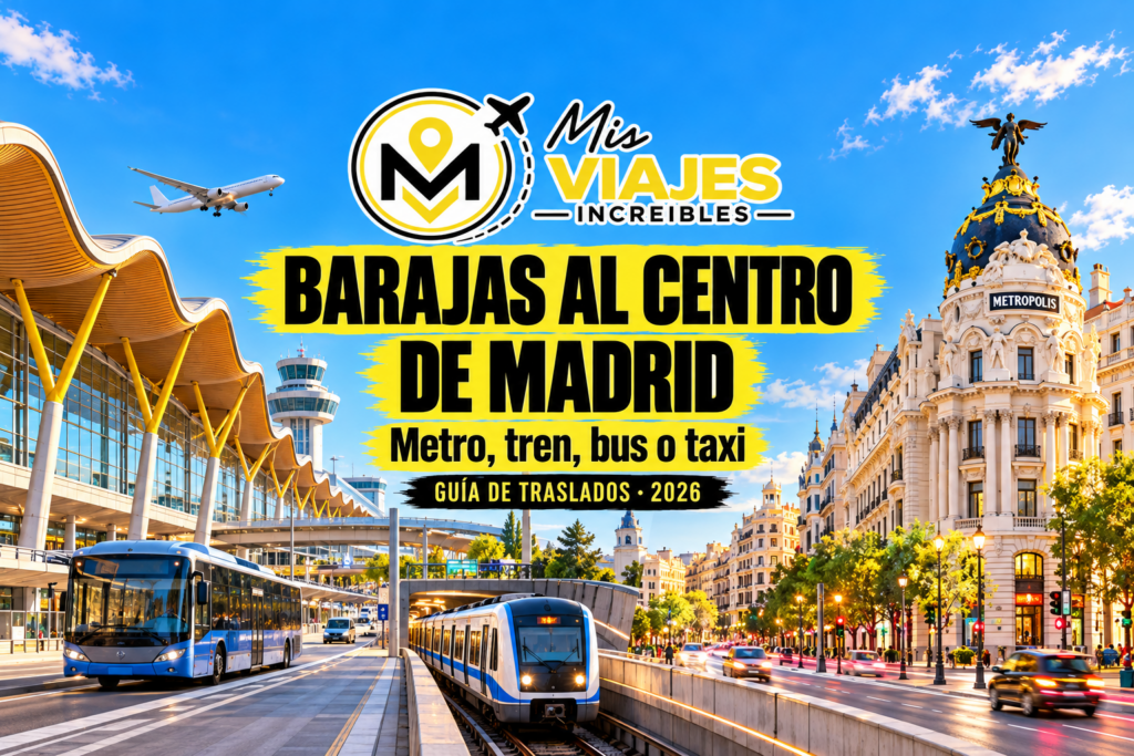 Cómo ir del Aeropuerto de Barajas al centro de Madrid (precios 2026)