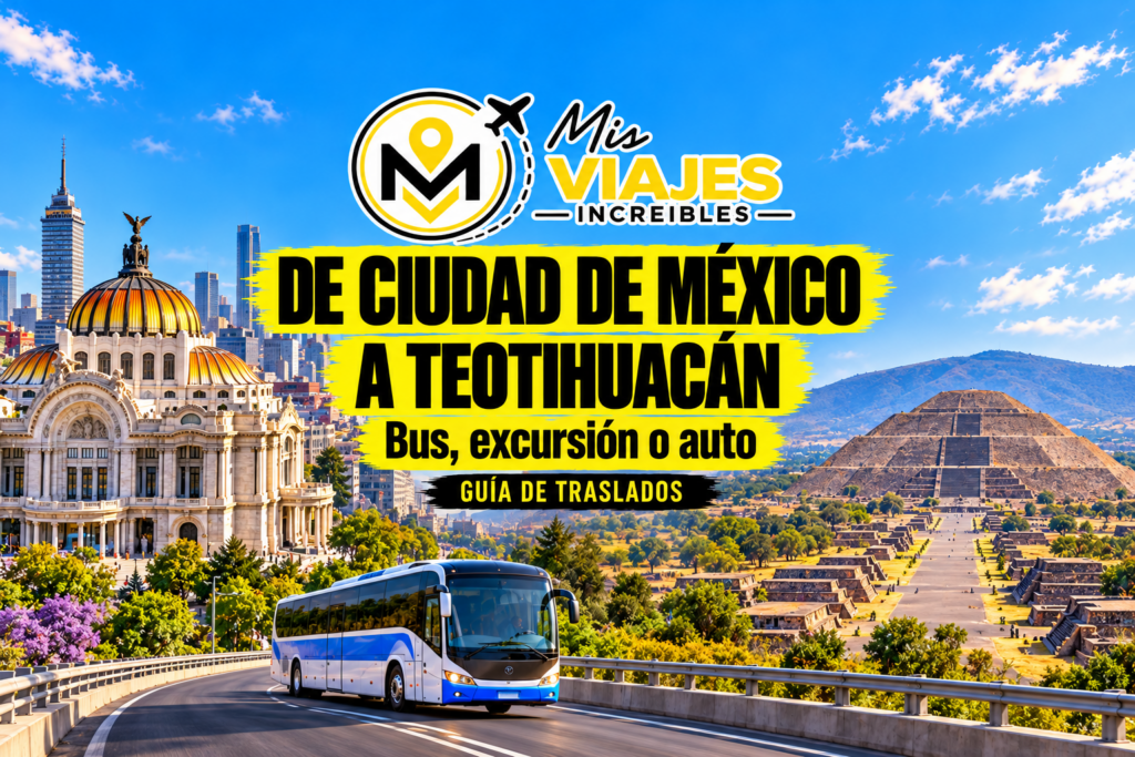 Cómo ir de Ciudad de México a Teotihuacán (precios 2026)