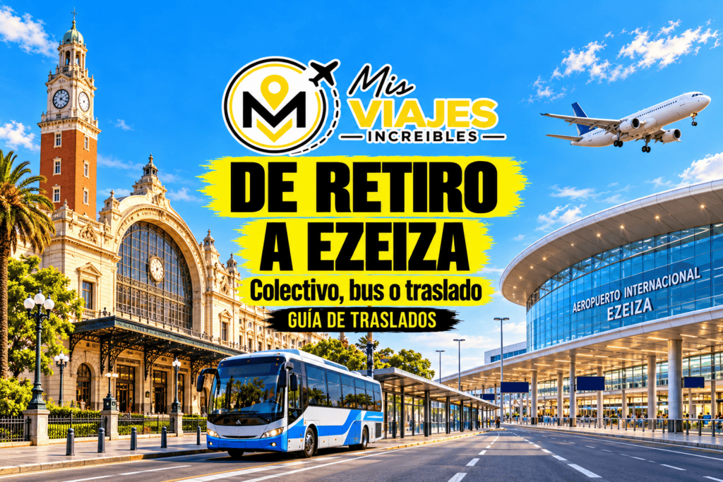Cómo ir de Retiro al Aeropuerto de Ezeiza (precios 2026)