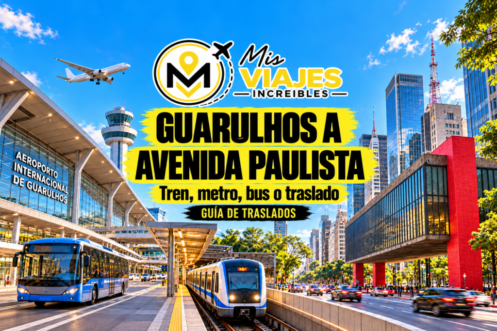 Cómo ir del Aeropuerto de Guarulhos a la Avenida Paulista (precios 2026)