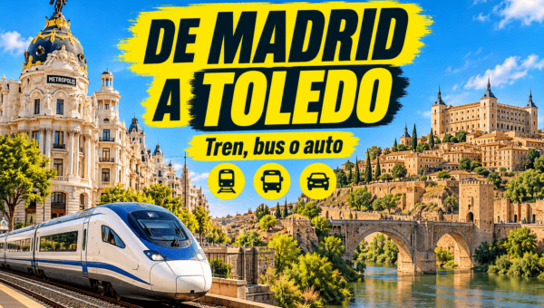 Cómo ir de Madrid a Toledo: tren, bus o auto (precios 2026)