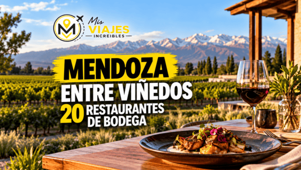 Mendoza entre viñedos: 20 restaurantes de bodega para sumar a tu viaje